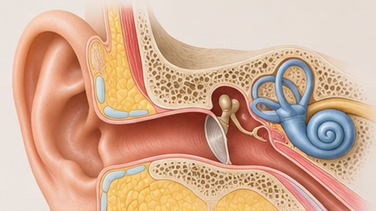 Anatomia urechii externe, medii și interne