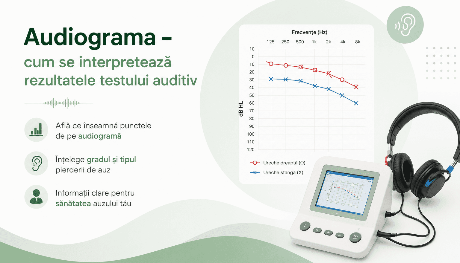 Аудиограмма: расшифровка результатов