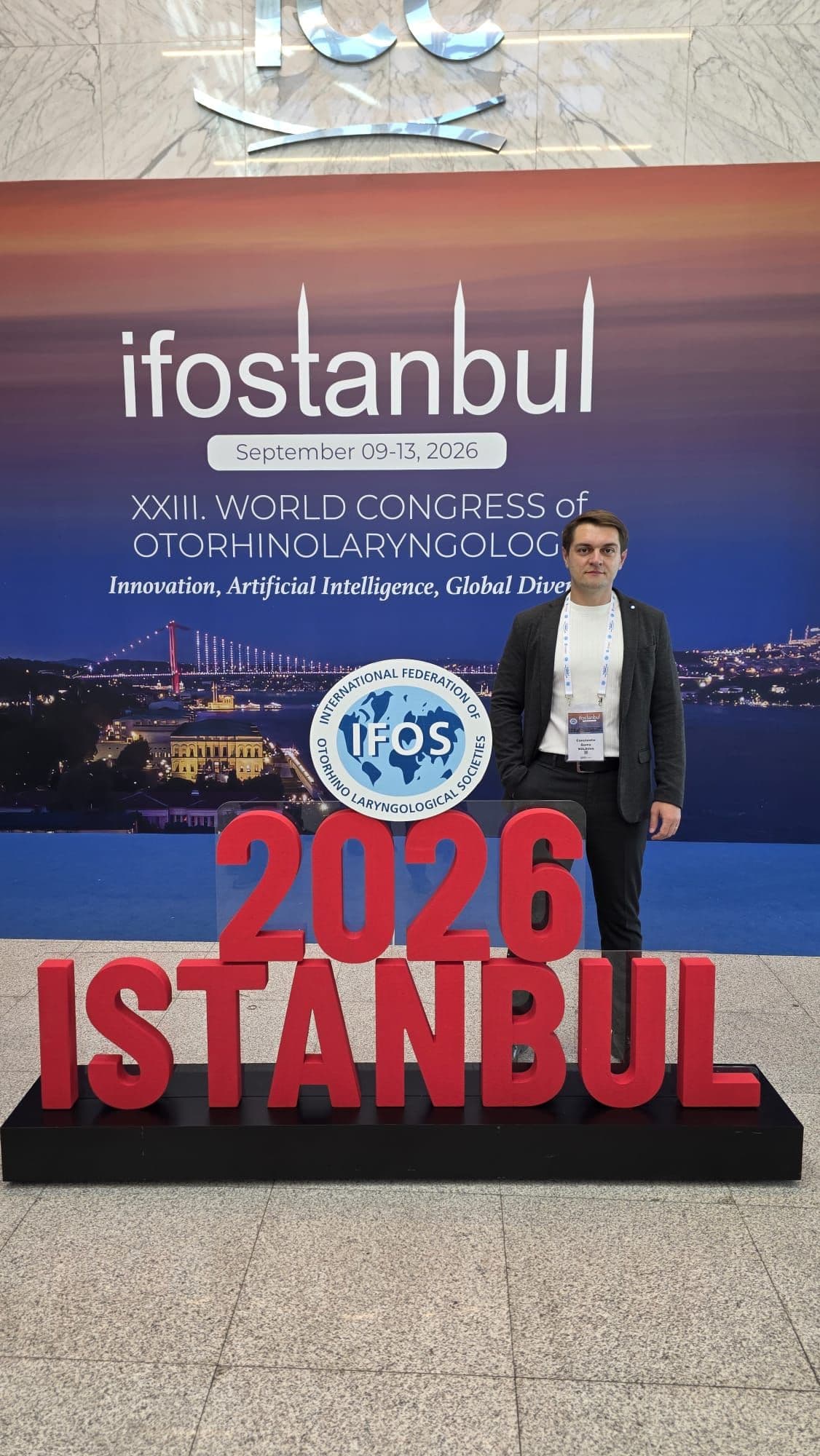 Dr. Constantin Guma la Congresul IFOS 2026 din Istanbul
