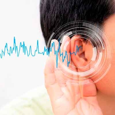 Audiograma vocală (AV) care evaluează inteligibilitatea vorbirii la diferite intensități sonore, utilizând căști pentru a determina claritatea și pragurile auditive ale pacientului.