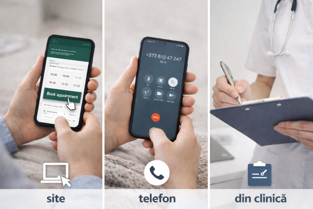 Programare la medicul ORL prin site, telefonic sau direct în clinică