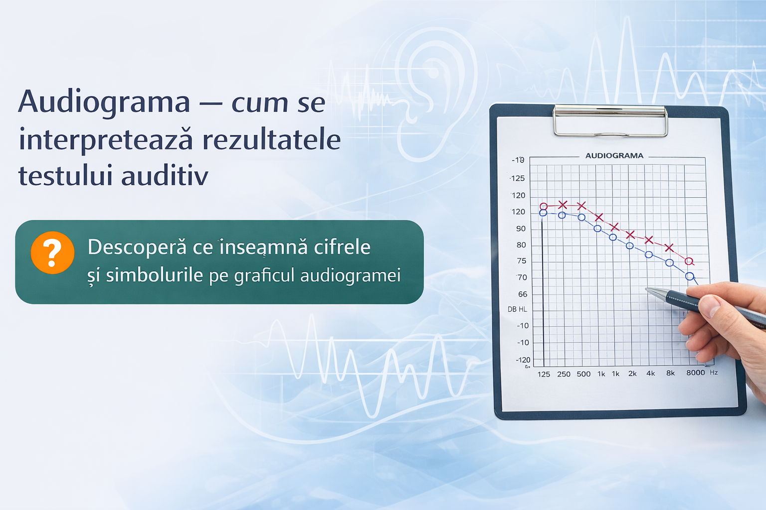 Audiograma - interpretarea rezultatelor testului auditiv
